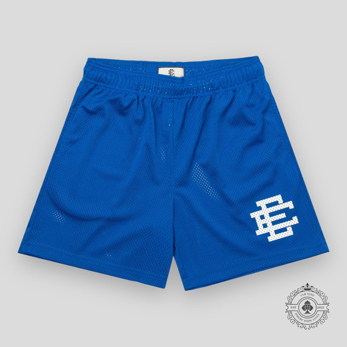 Eric Emanuel Mesh Shorts in Royal Blue