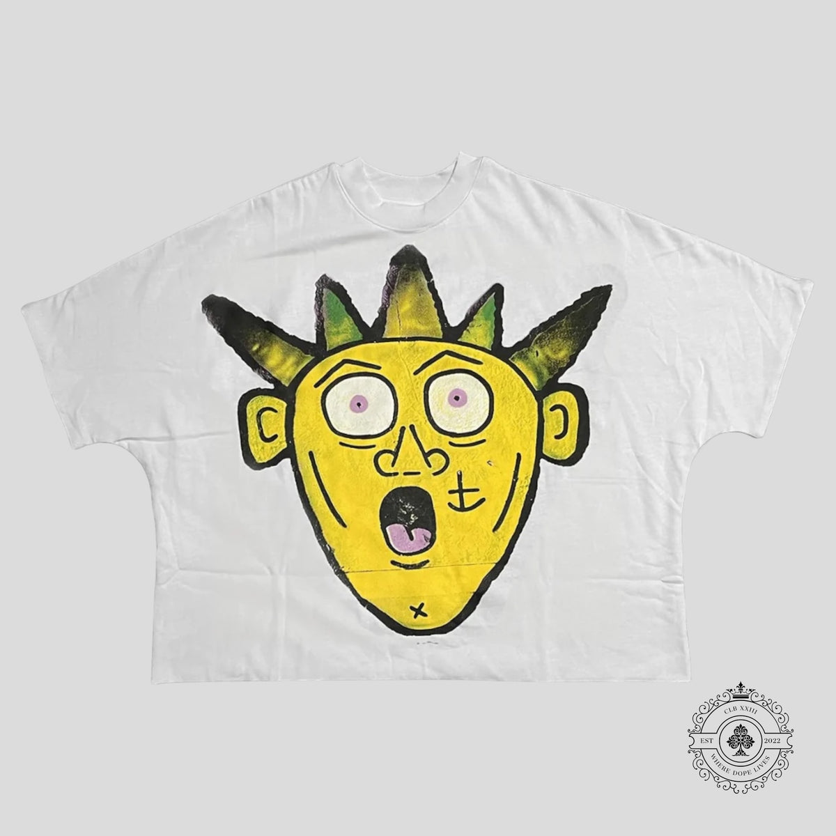 Billionaire Studios Lemon Head Tee in White
