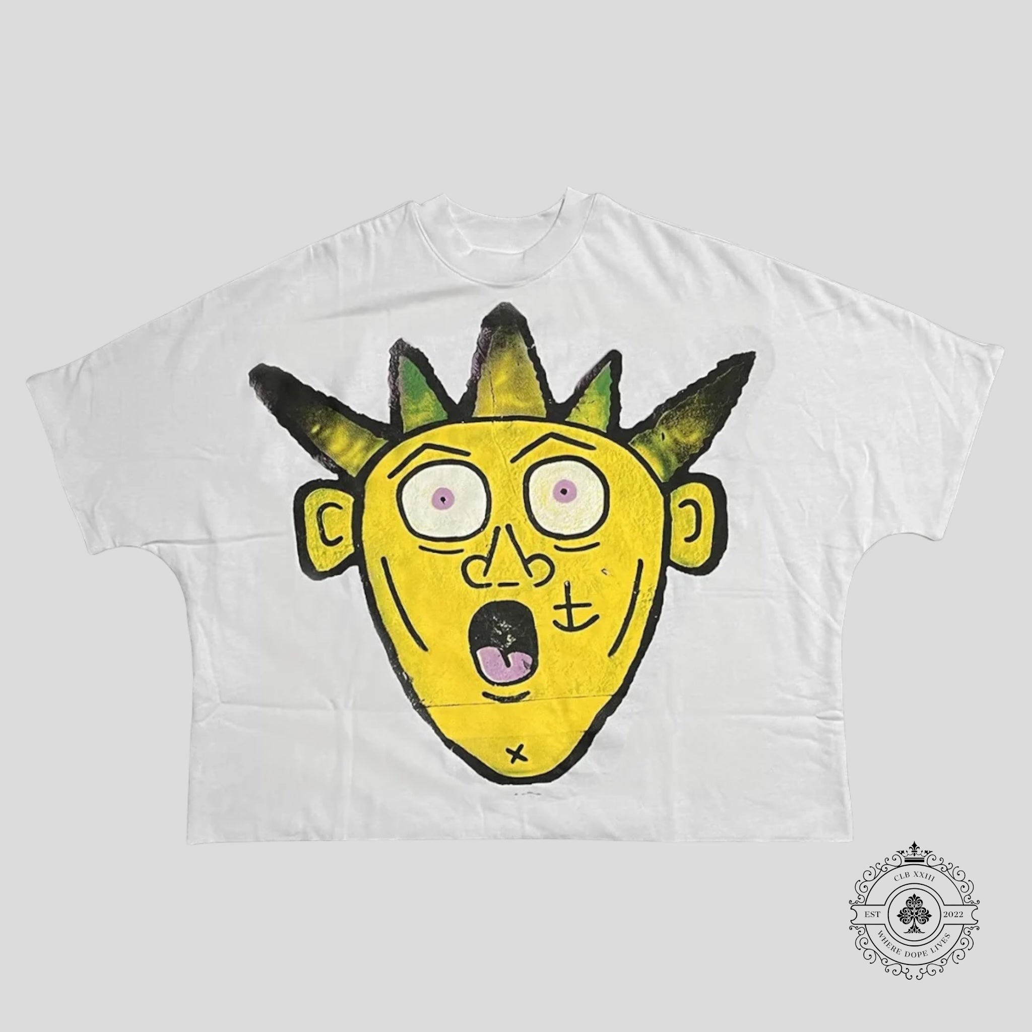 Billionaire Studios Lemon Head Tee in White