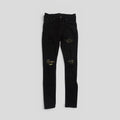 Amiri MX1 Aloha Patch Jeans in Black