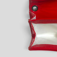 Chrome Hearts Patent Enamel Leather Wallet in Red