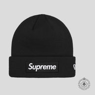 Supreme New Era Box Logo Beanie (FW24) in Black