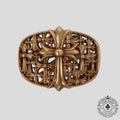 Chrome Hearts Cemetery Cross Buckle in Bronze