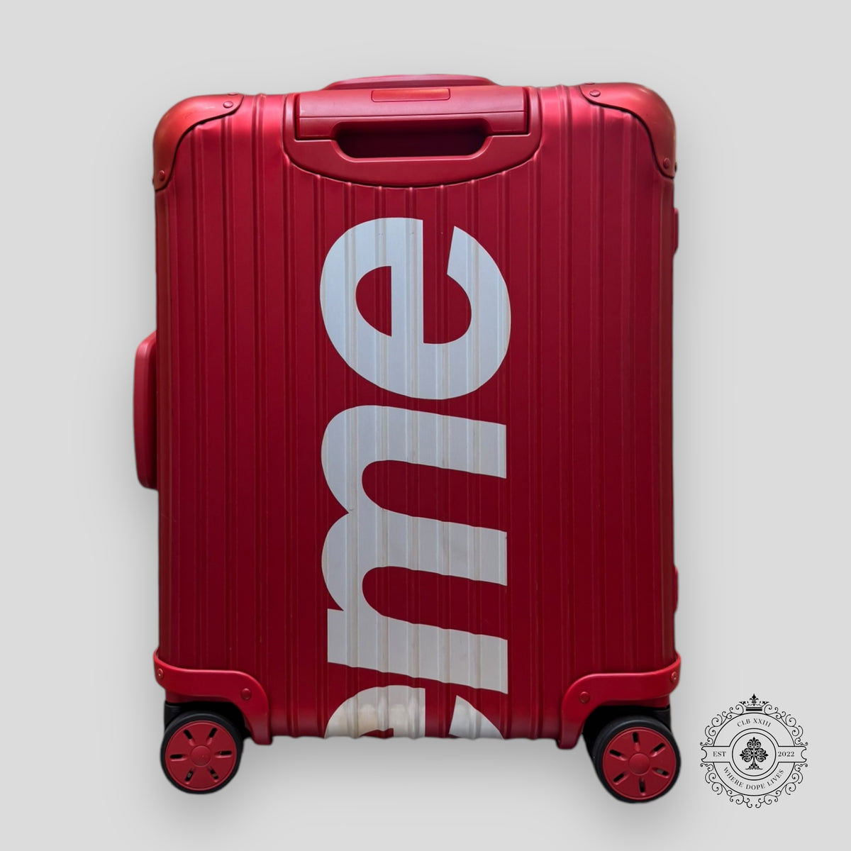 Supreme X Rimowa Carry On Suitcase