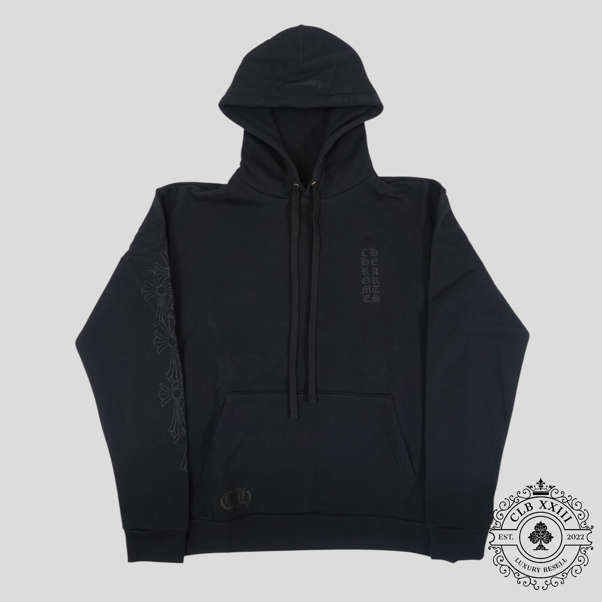 Chrome Hearts Triple Black Miami Exclusive Hoodie