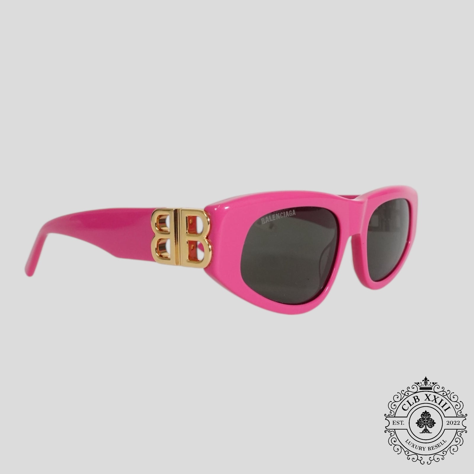 Balenciaga Cat Eye Ladies Sunglasses in Pink