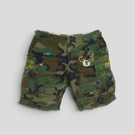 Gallery Dept. G Patch Camouflage Cargo Shorts