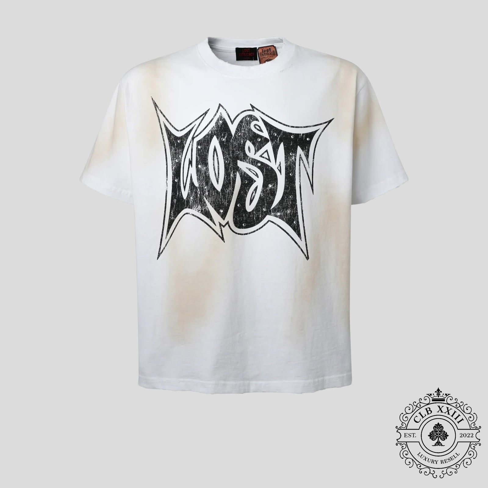 Lost Intricacy Lost Outline T Shirt in White
