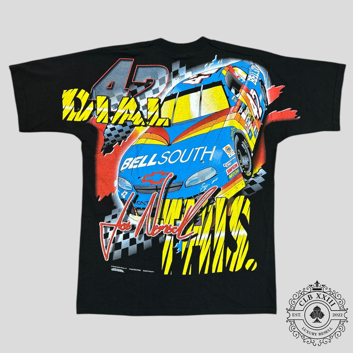 NASCAR Joe Nemechek 1998 Vintage Tee in Black