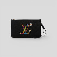 Louis Vuitton x Takashi Murakami Neverfull MM in Black
