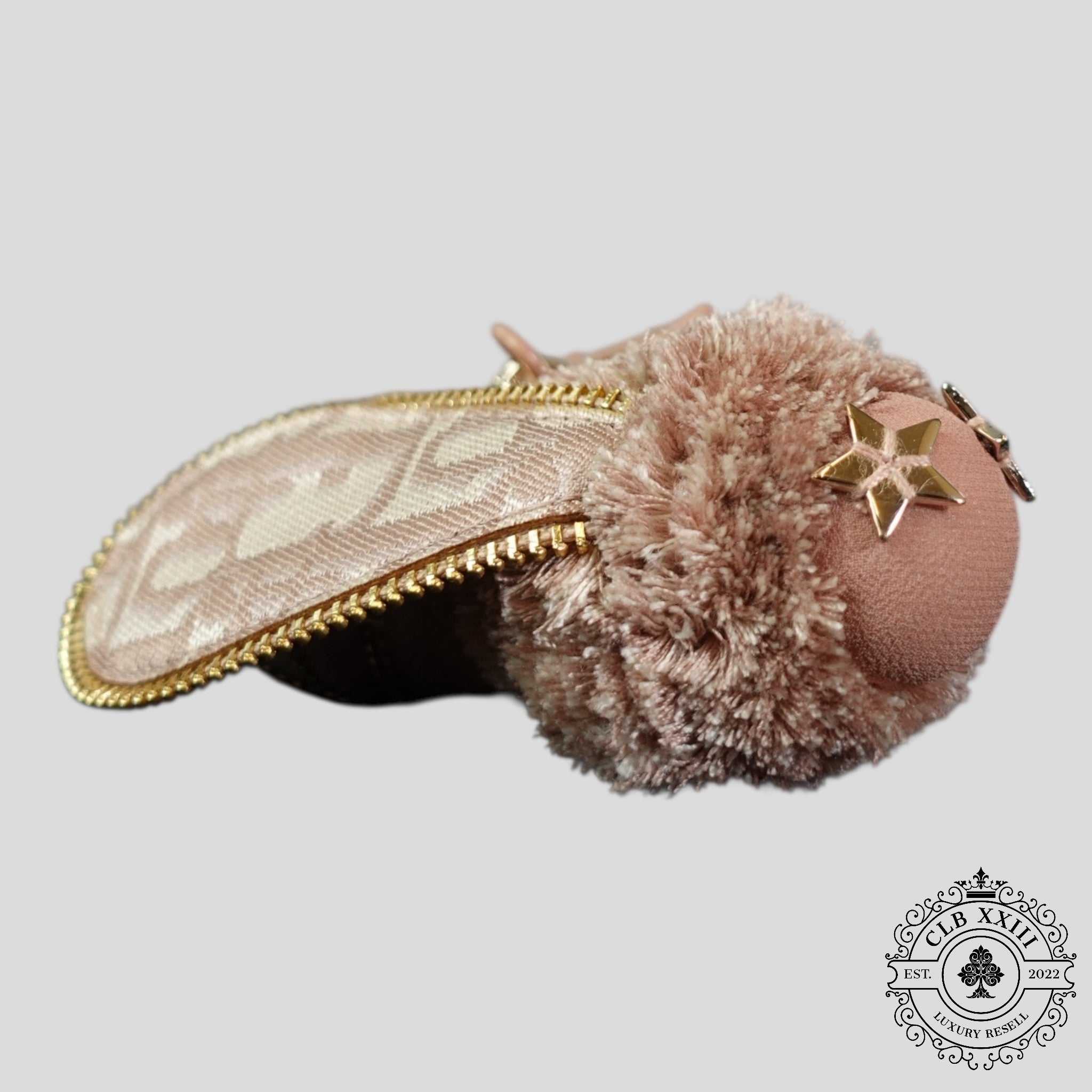 Dior Bee Keychain in Purple