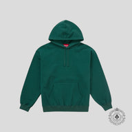 Supreme Satin Applique Hooded Sweatshirt Dark Green