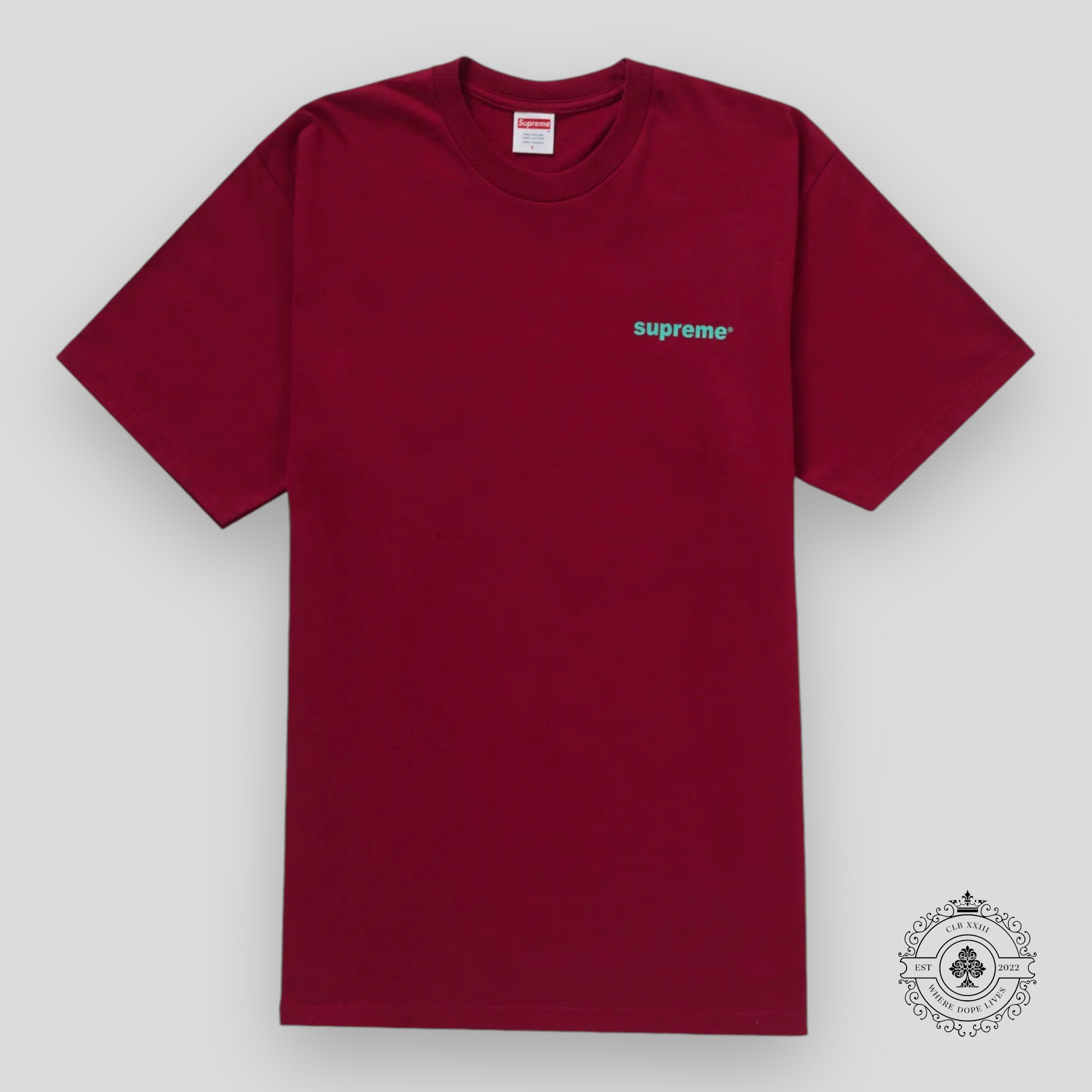 Supreme Fuck Money Tee in Cardinal