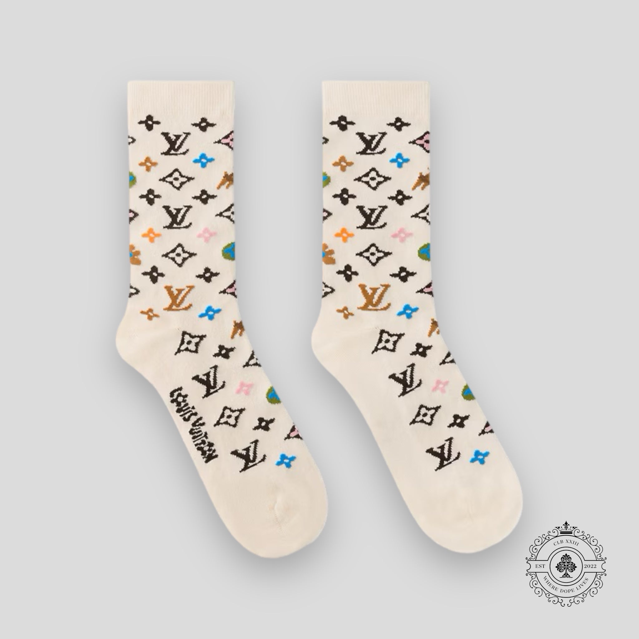 Louis Vuitton Monogram Craggy Socks