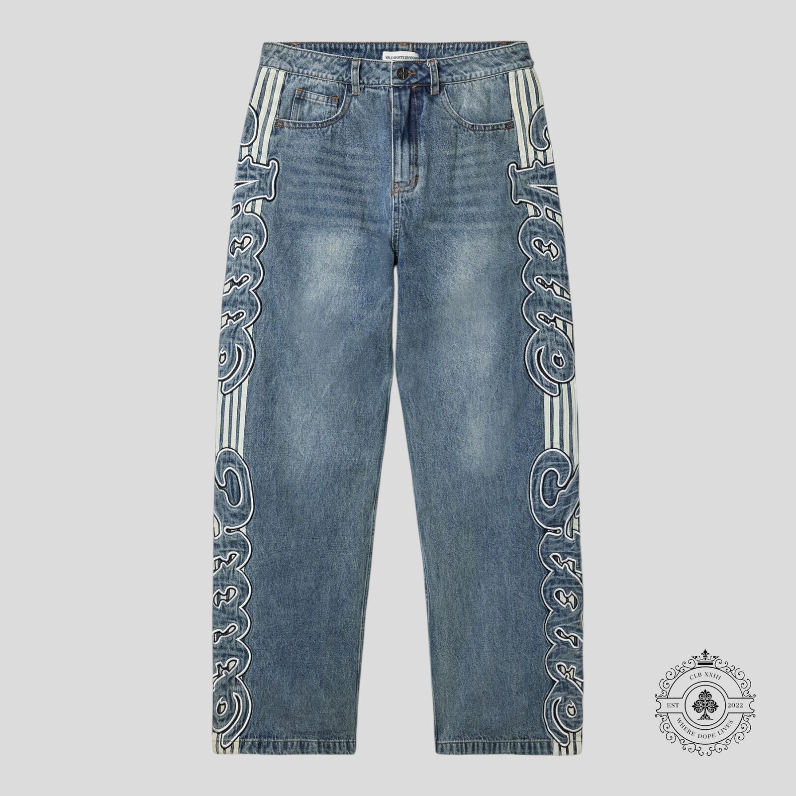 Vale Insignia Denim in Stone Wash Blue