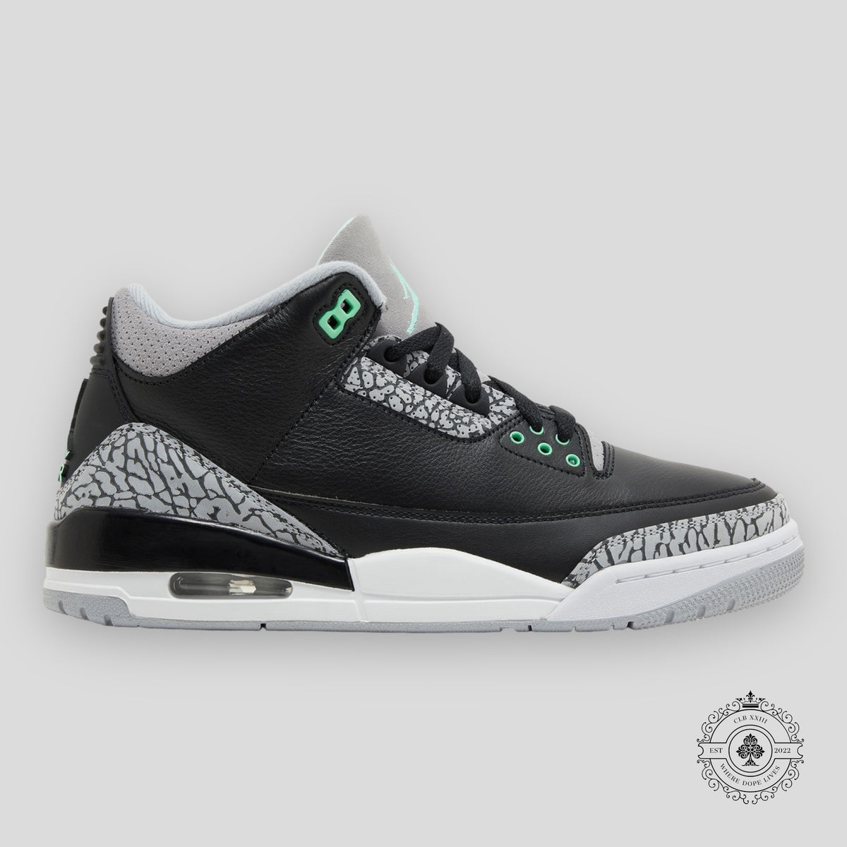 Air Jordan 3 Retro Green Glow