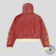 Vale Forever Chimera Zip Up in Red