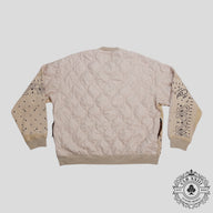 Kapital Nylon Back Bandana Crewneck in White