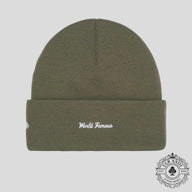Supreme New Era Box Logo Beanie (FW25) in Light Olive
