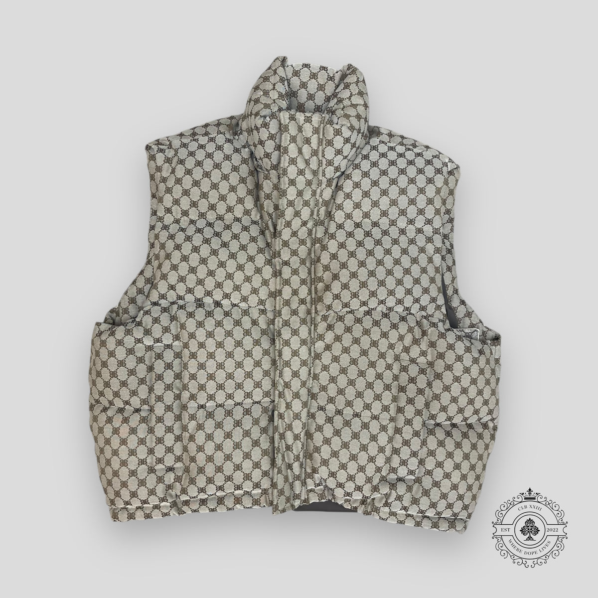 Gucci X Balenciaga The Hacket Vest in Brown