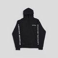 Chrome Hearts Scroll Logo Hoodie in Black