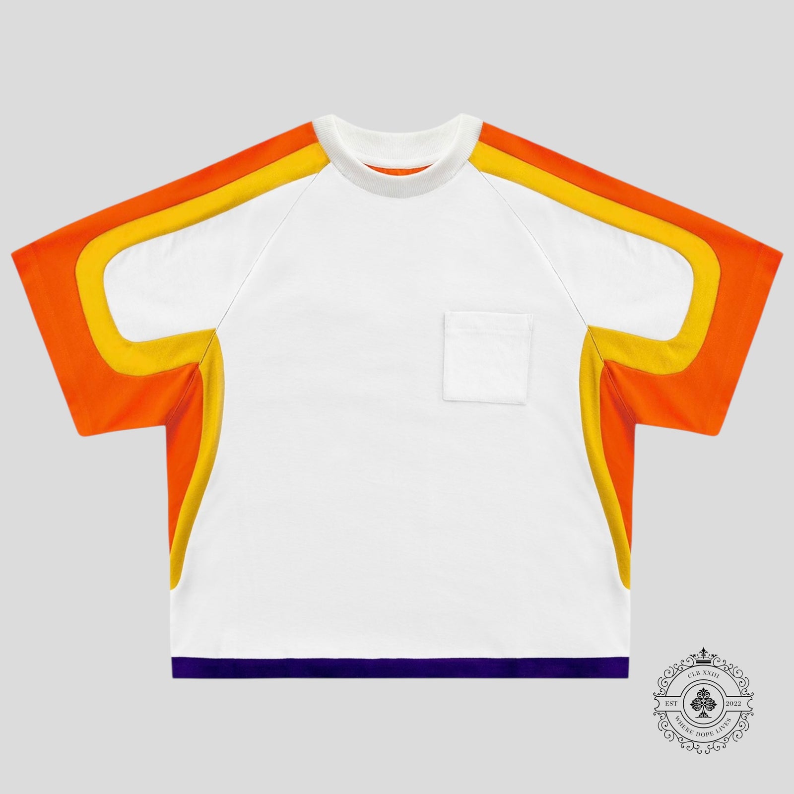 Bad Son Paint Tee in White