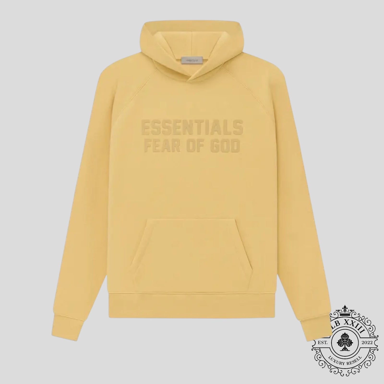 Fear of God Essentials Hoodie in Light Tuscan
