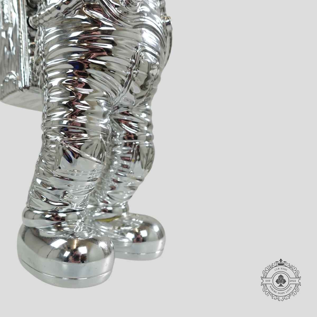 Kaws Holiday Space Vinyl Figure in Silver