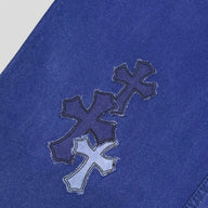 Chrome Hearts French Work Pants in Blue