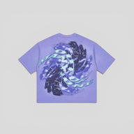 Godspeed Liberty Tears Tee in Purple Wash