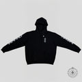 Chrome Hearts Vertical Logo Hoodie in Black