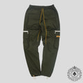Rhude Cargo Track Pant in Green