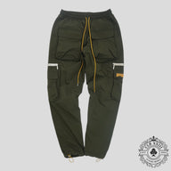 Rhude Cargo Track Pant in Green