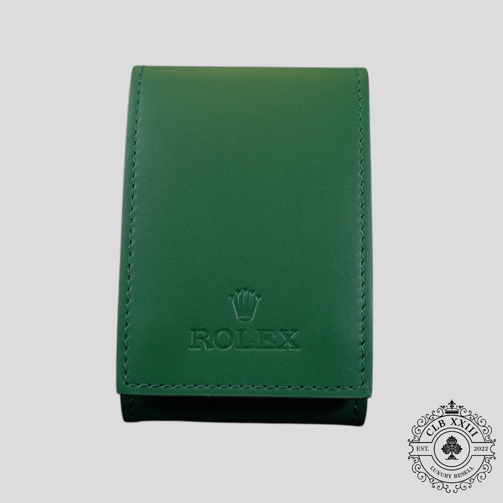 Rolex Leather Watch Carrier in Green