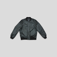 CLB XXIII Louis Vuitton reversible black nylon blouson jacket with all-over monogram pattern and ribbed trim