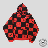 Anti Promo 99 Eyes Hoodie in Red