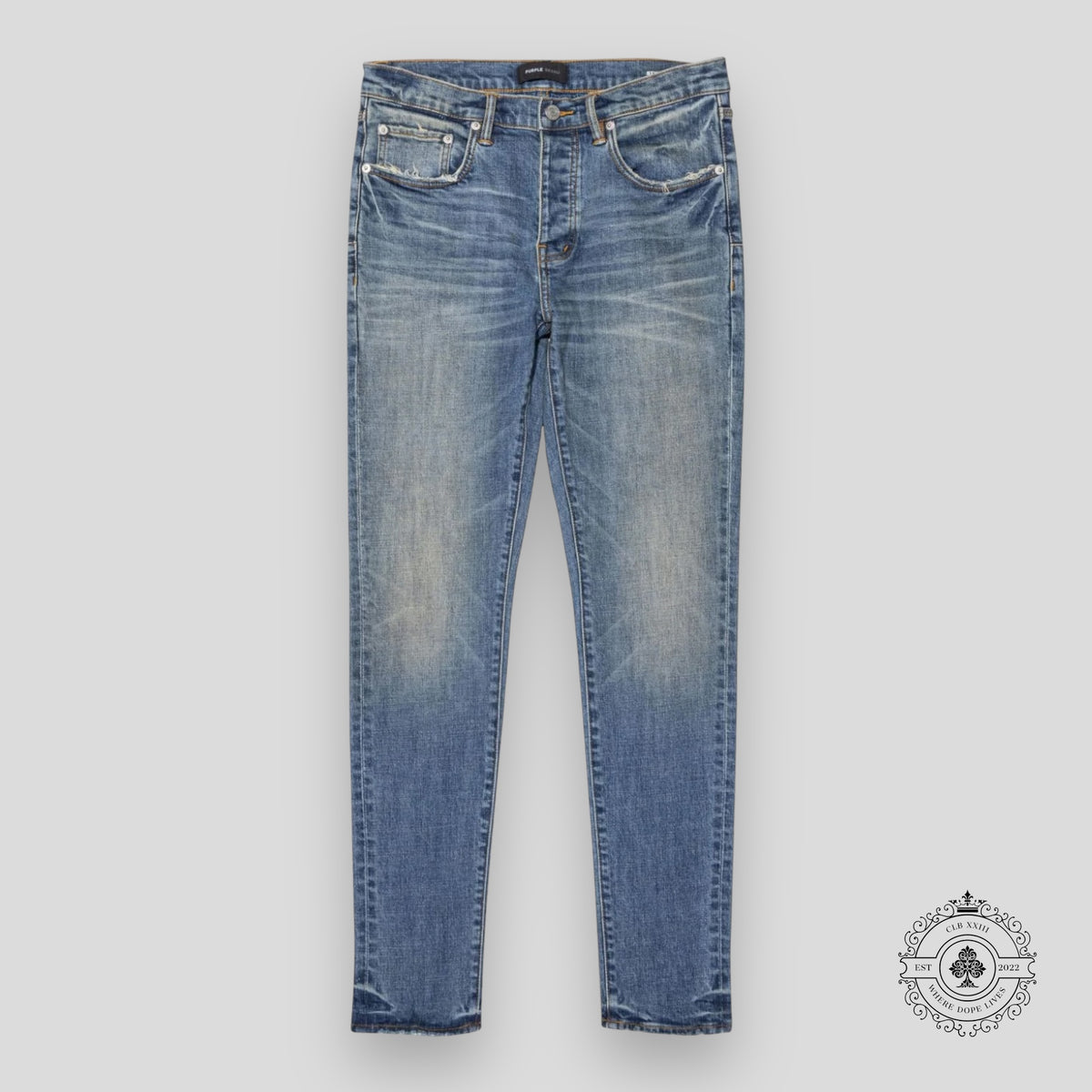 Purple Brand One Year Slim Denim Jeans