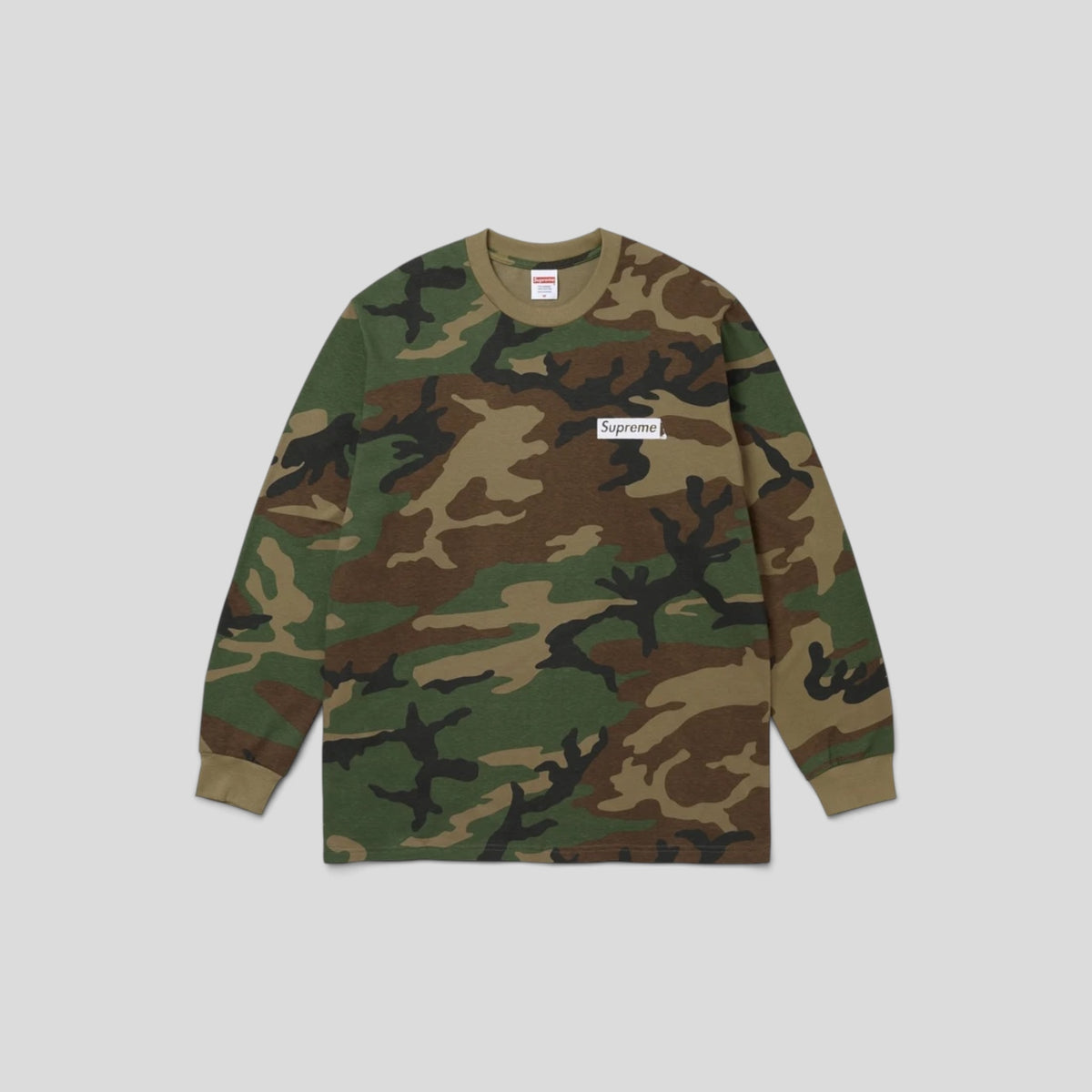Supreme You Still Suck L/S Tee in Woodland Camo