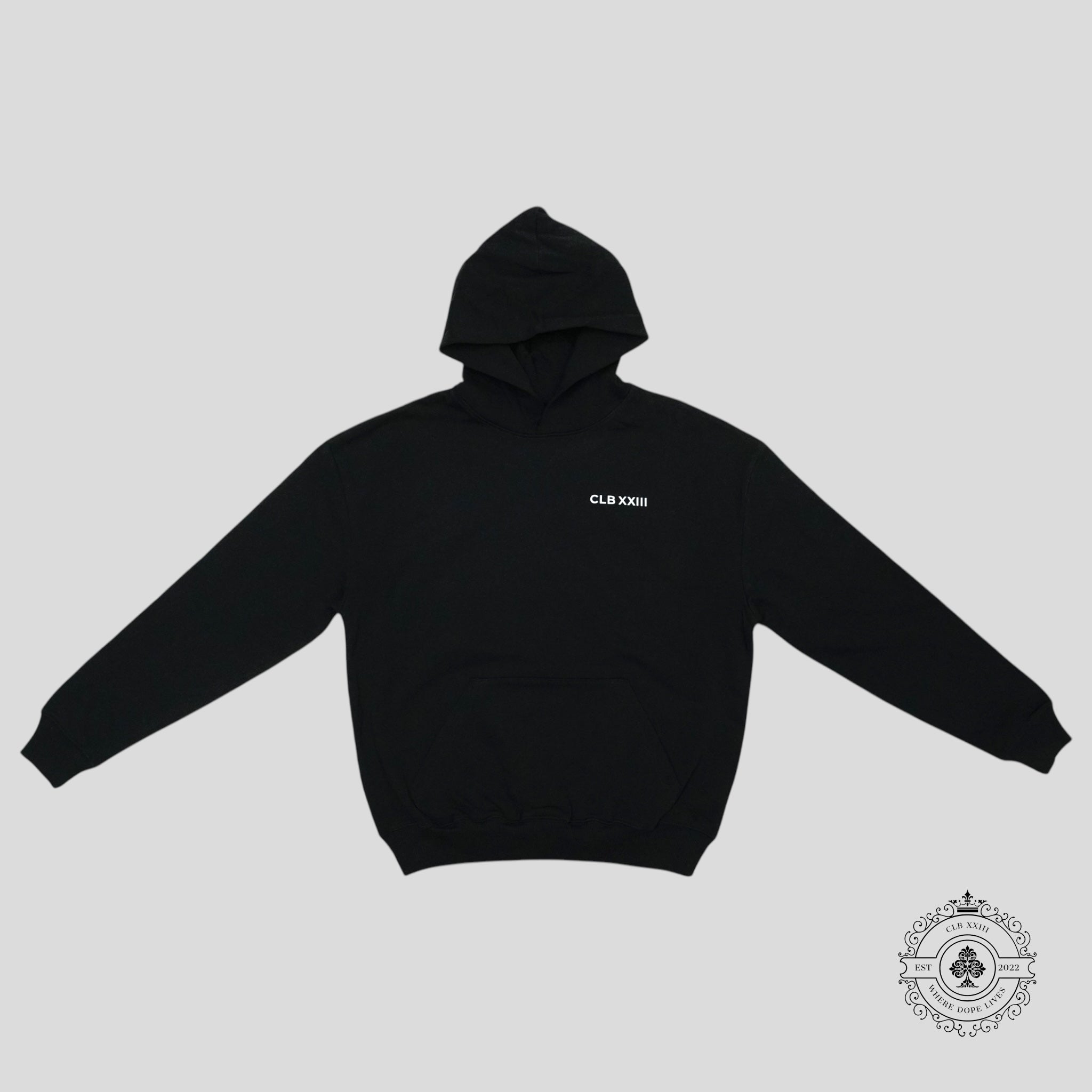 CLB XXIII Essential Hoodie in Black