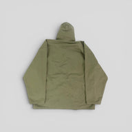 Balenciaga Hooded Zip Up in Khaki