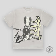 Travis Scott Cactus Jack + Kaws For Fragment Tee "Aged Yellow"