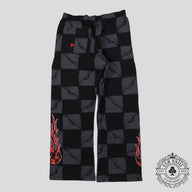 Anti Promo Matty Boy 99 Eyes Flame Sweatpants in Black