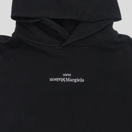 Maison Margiela Reverse Logo Hoodie in Black