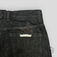 Chrome Hearts Star Patch Denim in Black