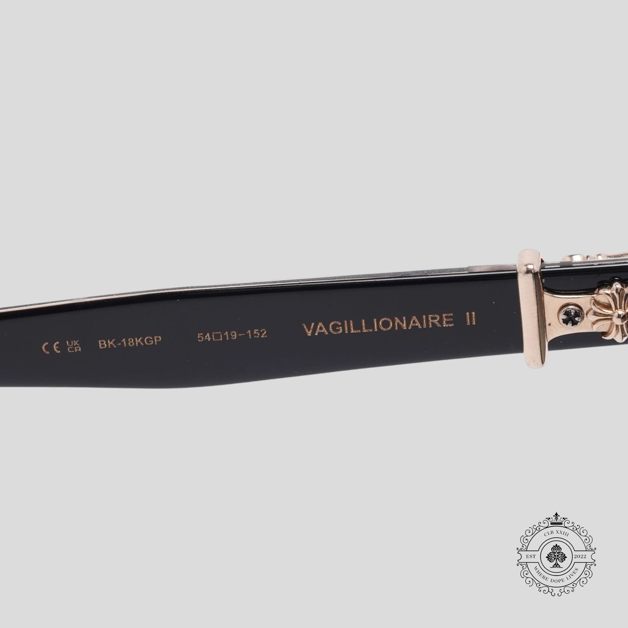 Chrome Hearts Emerald Vagillionaire II Sunglasses
