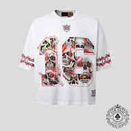 Lost Intricacy Football Jersey in White