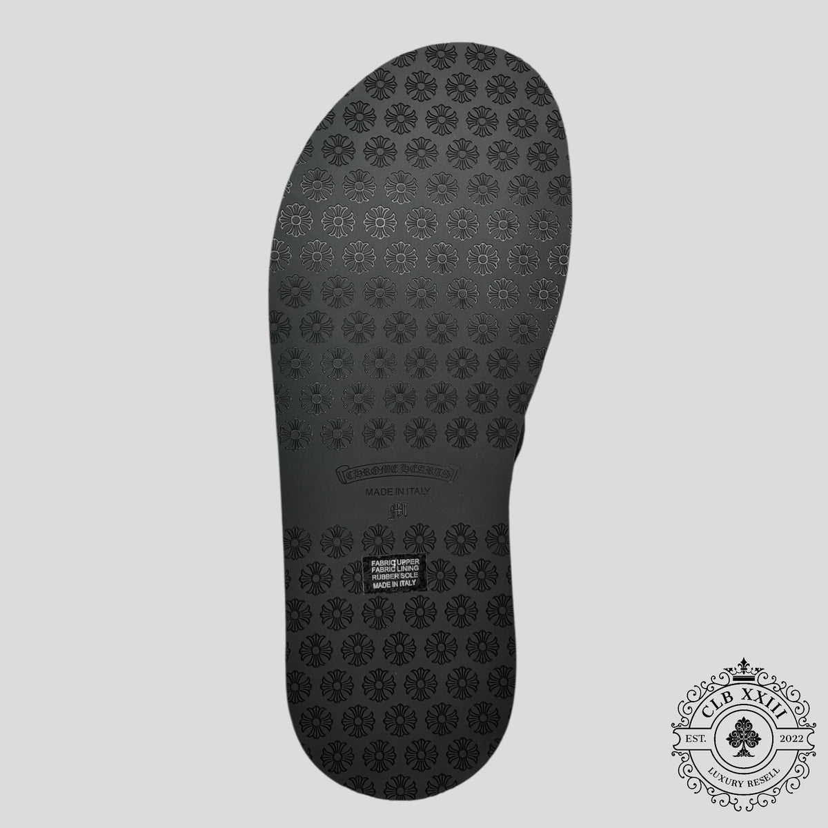 Chrome Hearts NYC Hotel Slippers in Black