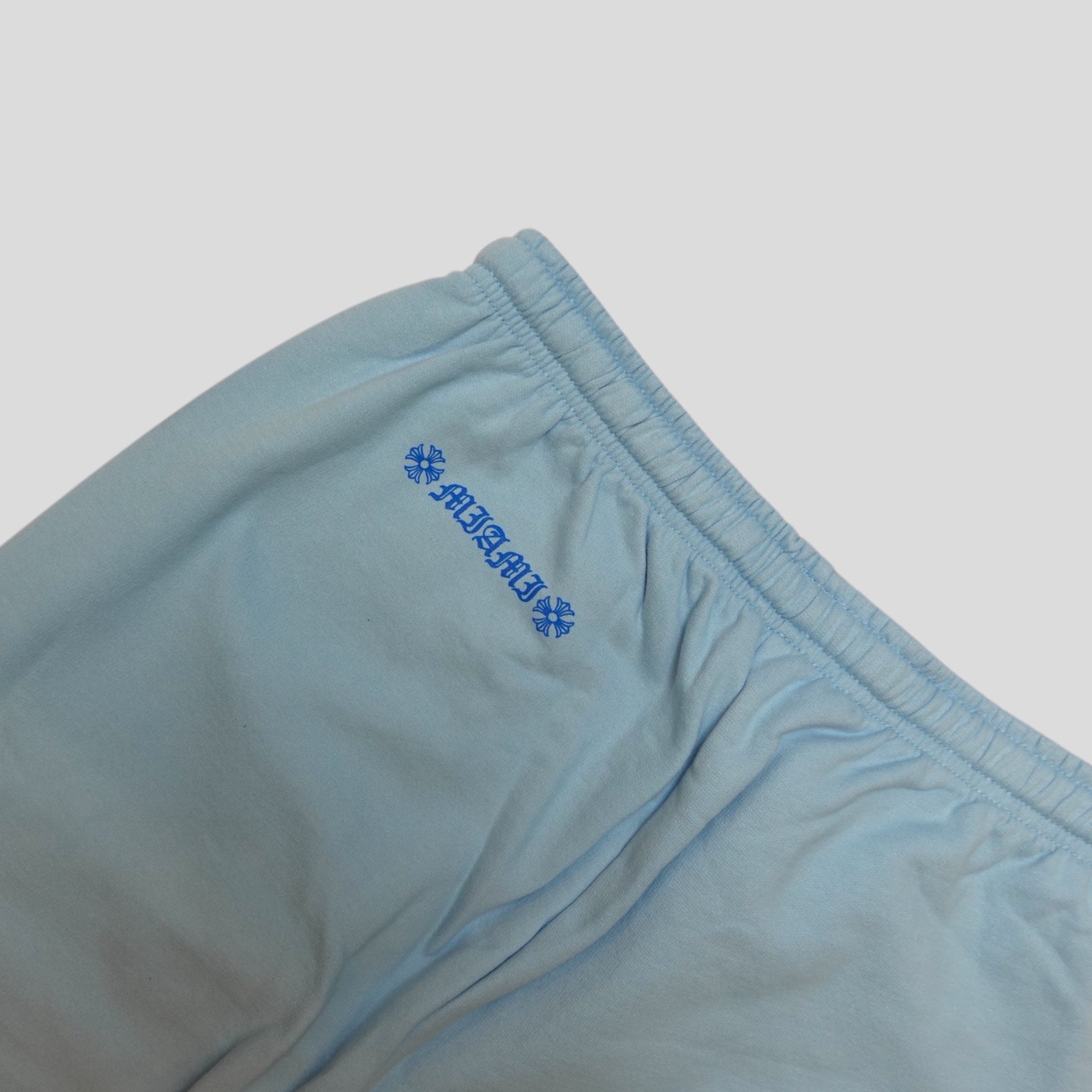 Chrome Hearts Art Basel Vine Dagger Sweatpants in Baby Blue