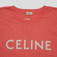 Celine Homme Logo Tee in Pink