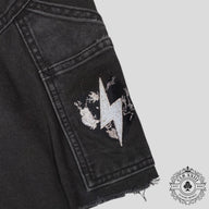 Blind Love Blinded By Riches Embroidered Shorts